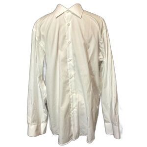 Luxton Dress Shirt Men’s Size 16-16.5 34/35 Color White Long Sleeve